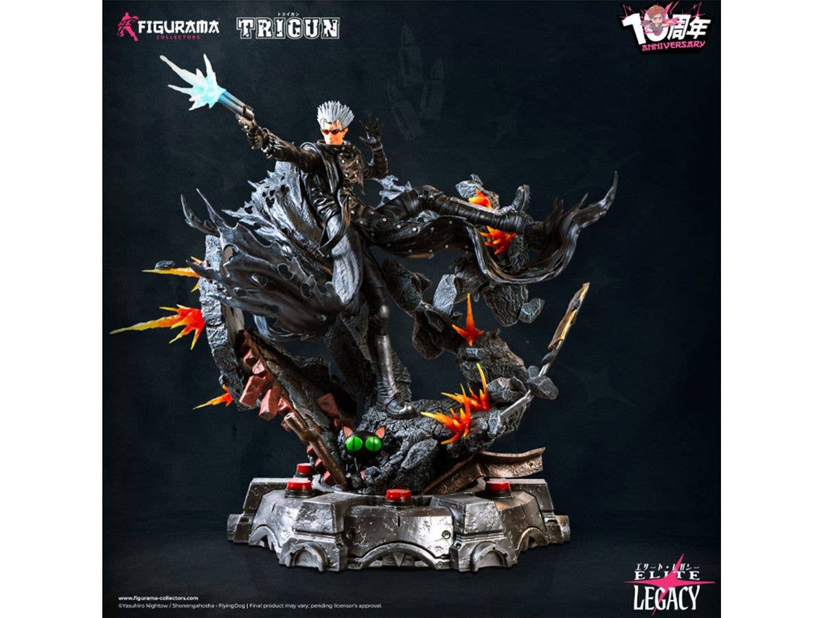 Trigun: Vash the stampede 10th anniversary edition statue