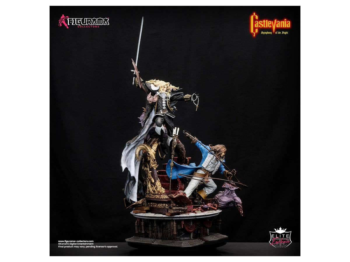Castlevania: Symphony of the Night: Symphony of the Night/ Alucard & Richter Belmont Elite Statue