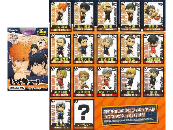 Chocolate Egg (Haikyu!!) 1Box 10pcs
