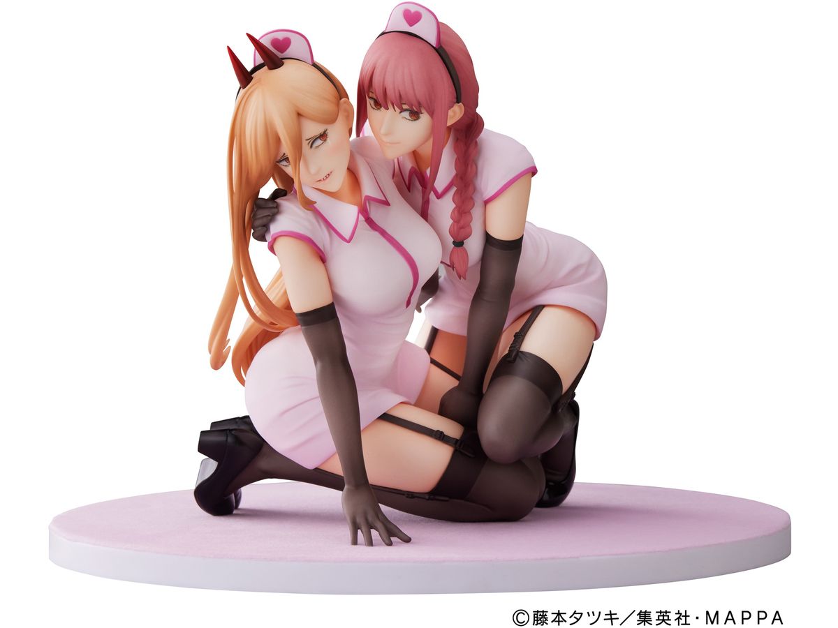 Chainsaw Man Power & Makima Nurse Ver. Figure