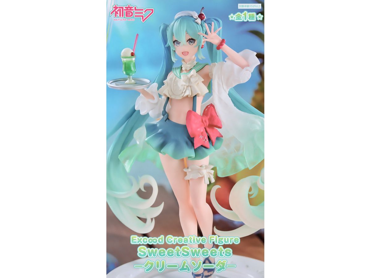 Miku Hatsune Exceed Creative Figure Sweet Sweets Cream Soda