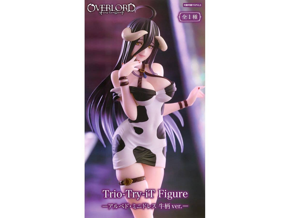 Overlord Trio-Try-iT Figure Albedo Mini Dress Cow Print Ver.