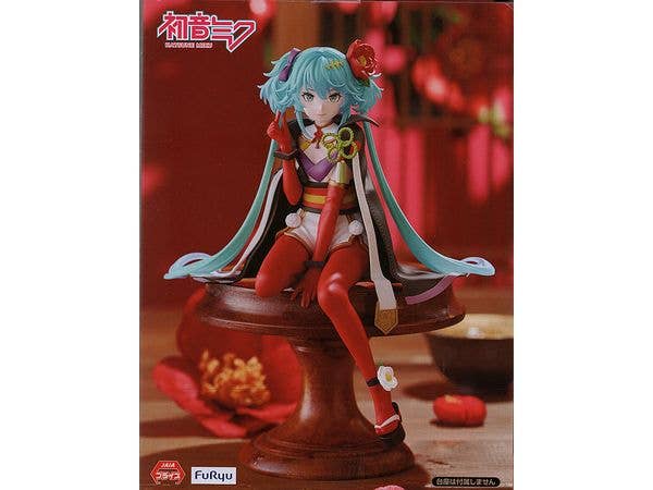 [Used Item: A] Hatsune Miku Noodle Stopper Figure FlowerFairy -Camellia-