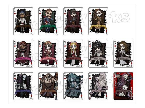 Identity V: Dark X Pop Trading Acrylic Keychain Vol.4: 1Box 14pcs