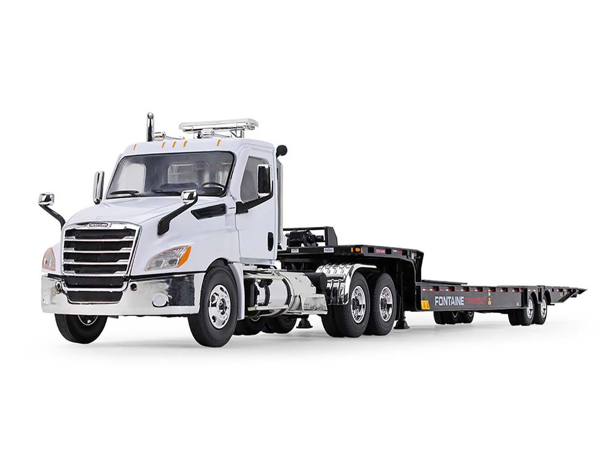 Freightliner 2018 Cascadia Day Cab w / Fontaine Traverse Hydraulic Trailer (Cab Color / White)