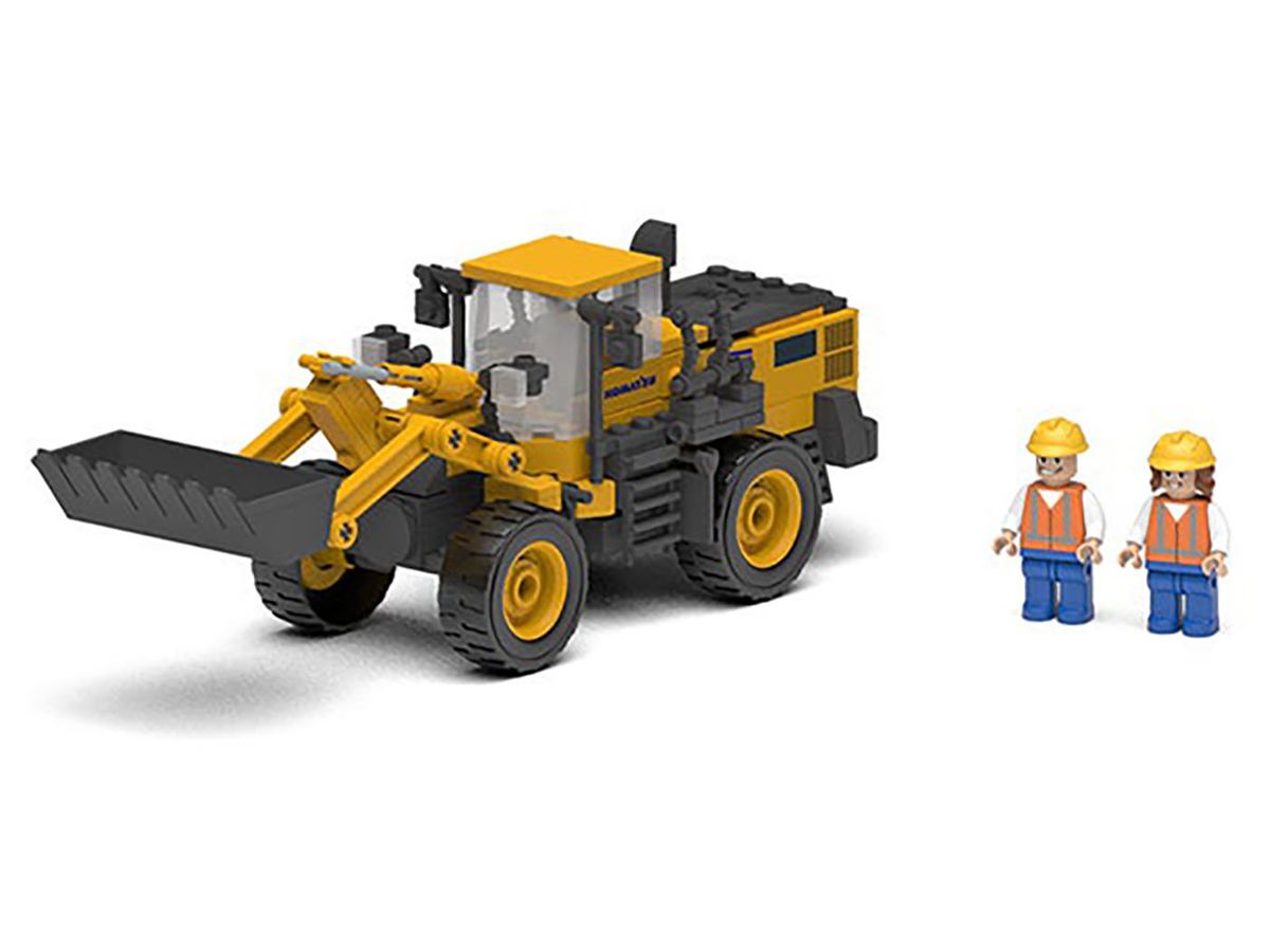 Komatsu Wheel Loader Building Block Set