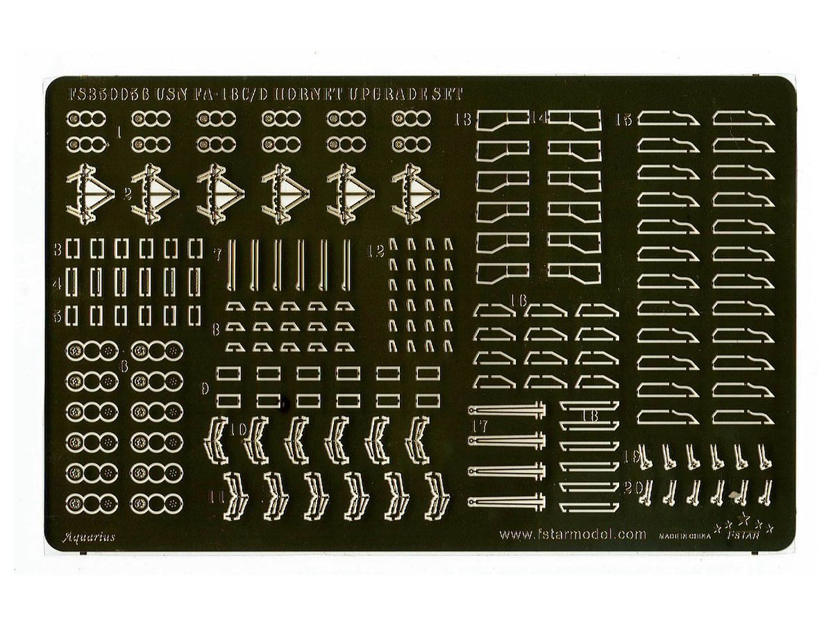 USN F/A-18C/D Hornet Upgrade set for Trumpeter (for 6 set)