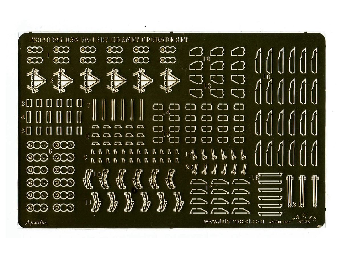 USN F/A-18E/F Hornet Upgrade set for Trumpeter (for 6 set)