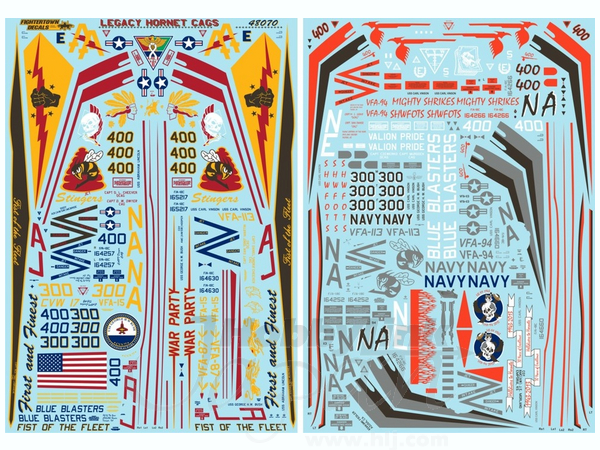 Legacy Hornet CAGS Decal Set