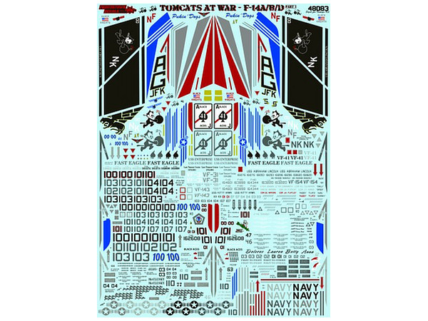 USN F-14A/B/D Tomcat at War Part.1 (for Tamiya)