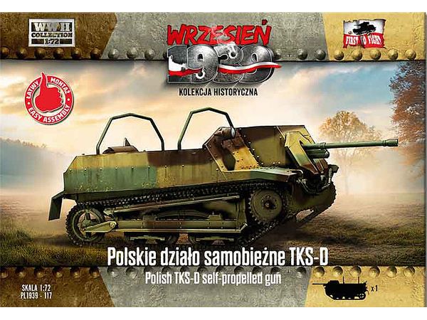 Po-TKS-D self-propelled gun with 47mm gun