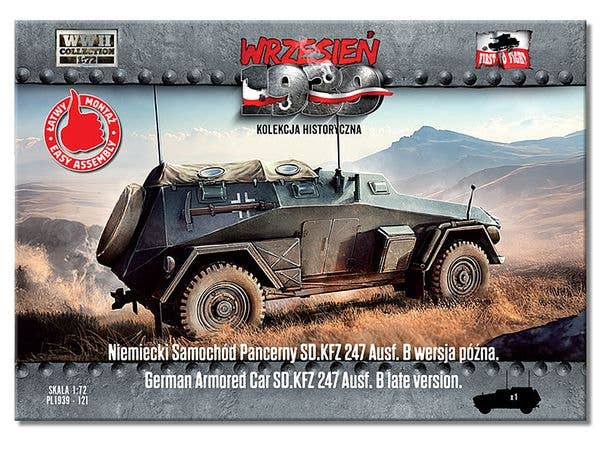 German Armored Car SD.KFZ 247 Ausf. B late version.