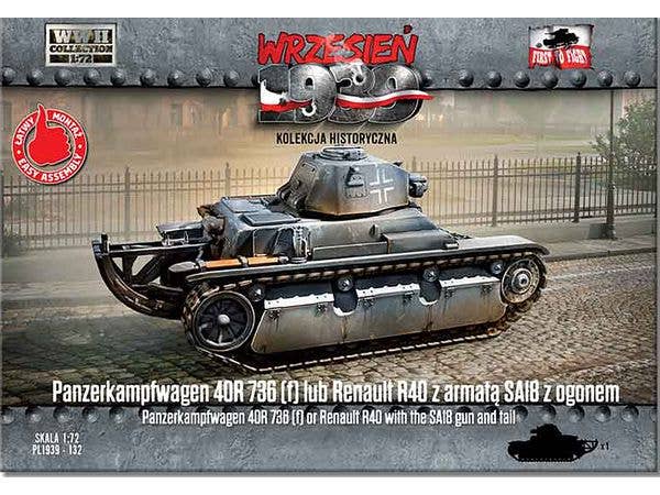 Pz.Kpfw. 40R 736 (f) lub Renault R40 z Armata SA18 z Ogonem