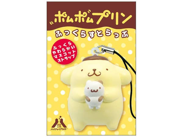 Pom Pom Purin Fukkura Strap: 1Box (10pcs)