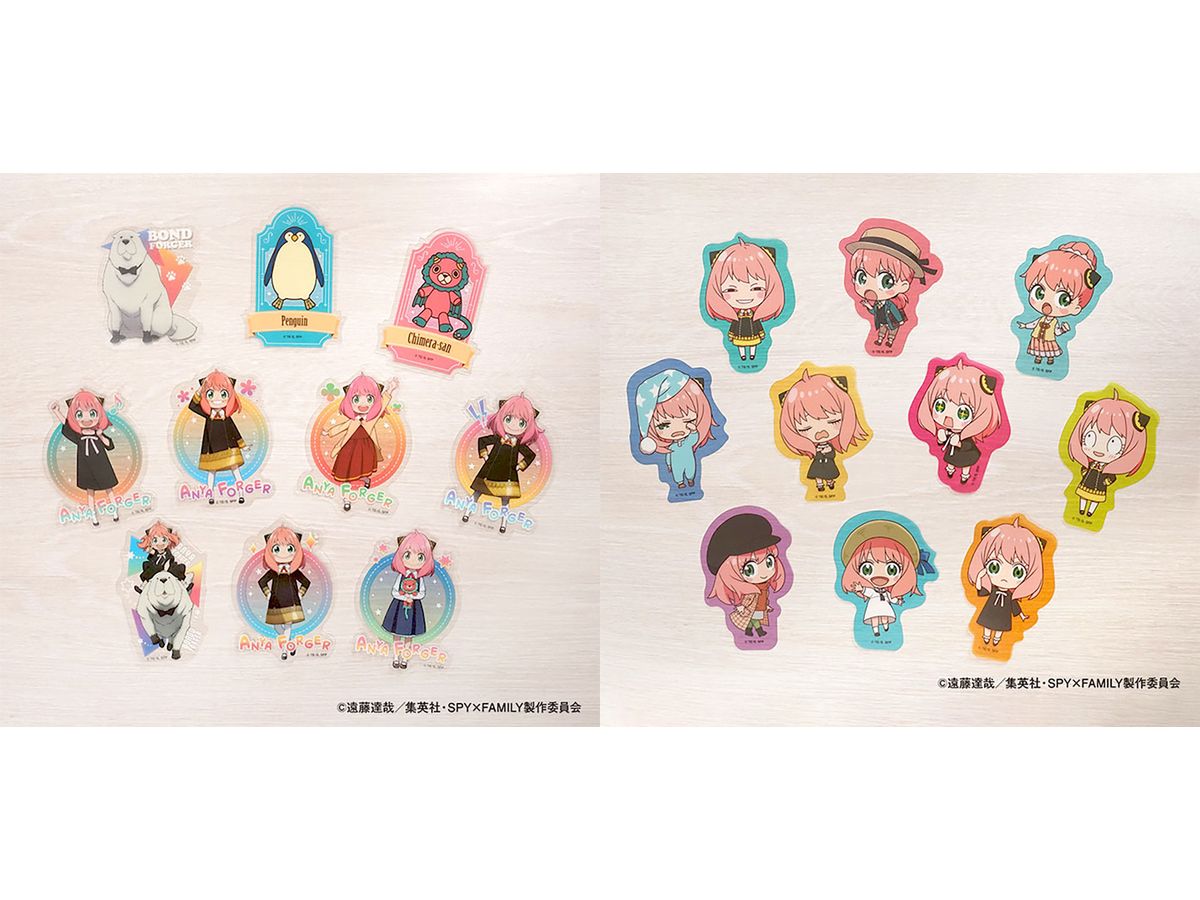 SPY x FAMILY Anya Clear Sticker 1Box 20pcs