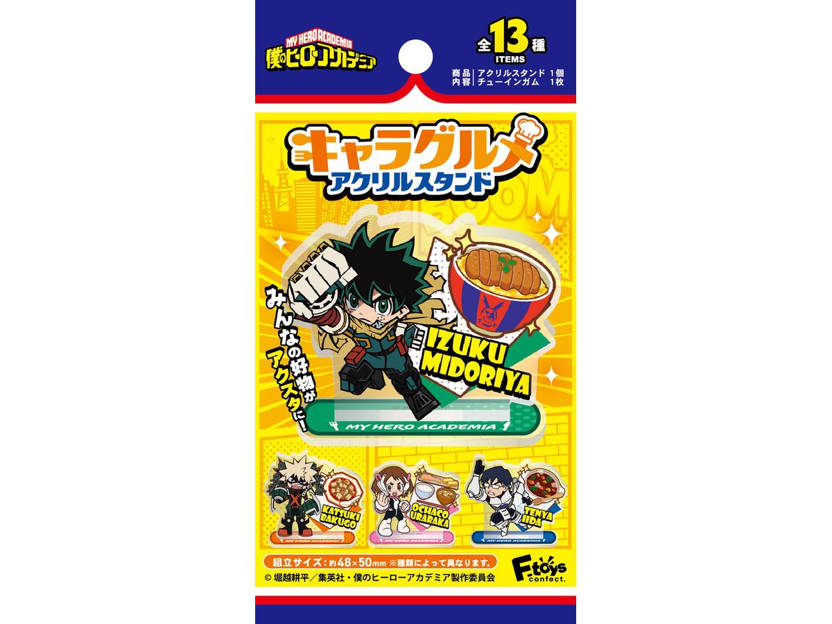 My Hero Academia Character Gourmet Acrylic Stand 1Box 20pcs
