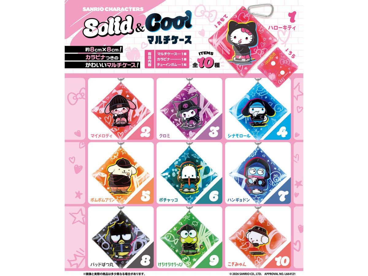 Sanrio Characters Solid & Cool Multi-Case 1Box 10pcs