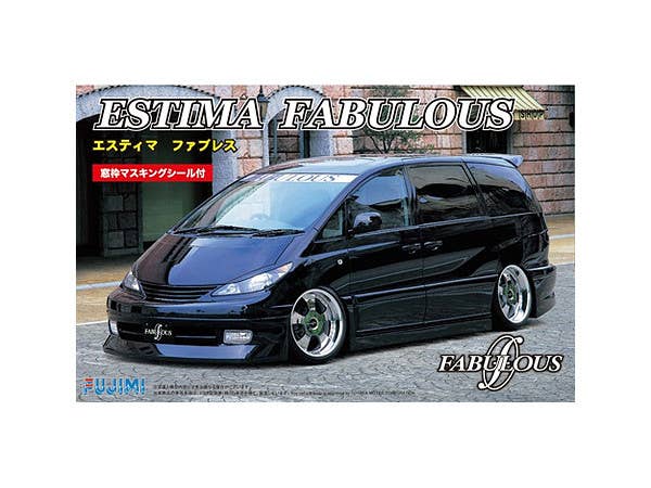Toyota Estima Fabulous with Window Frame Masking Sticker | HLJ.com