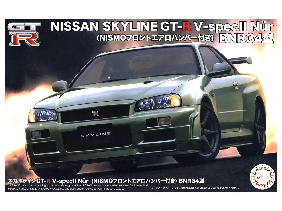 Skyline GT-R V-Spec II Nur (with NISMO Front Aero Bumper) BNR34 type