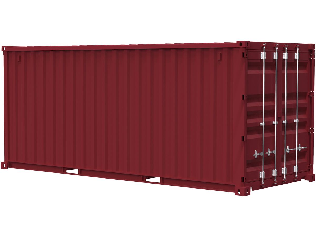 20ft Container (Maroon)