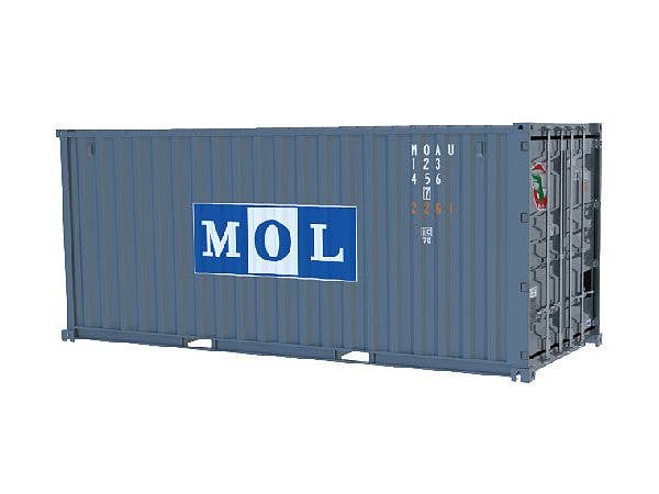 20ft Dry Container MOL (Gray)