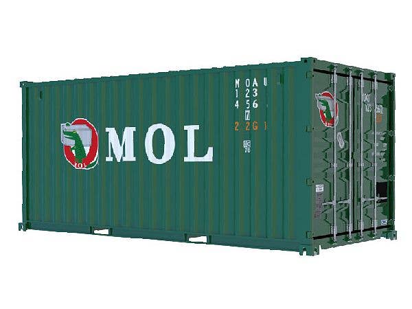 20ft Dry Container MOL (Green)