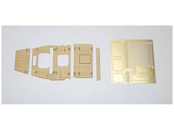 Chibi-Maru Akagi Wooden Deck Sticker