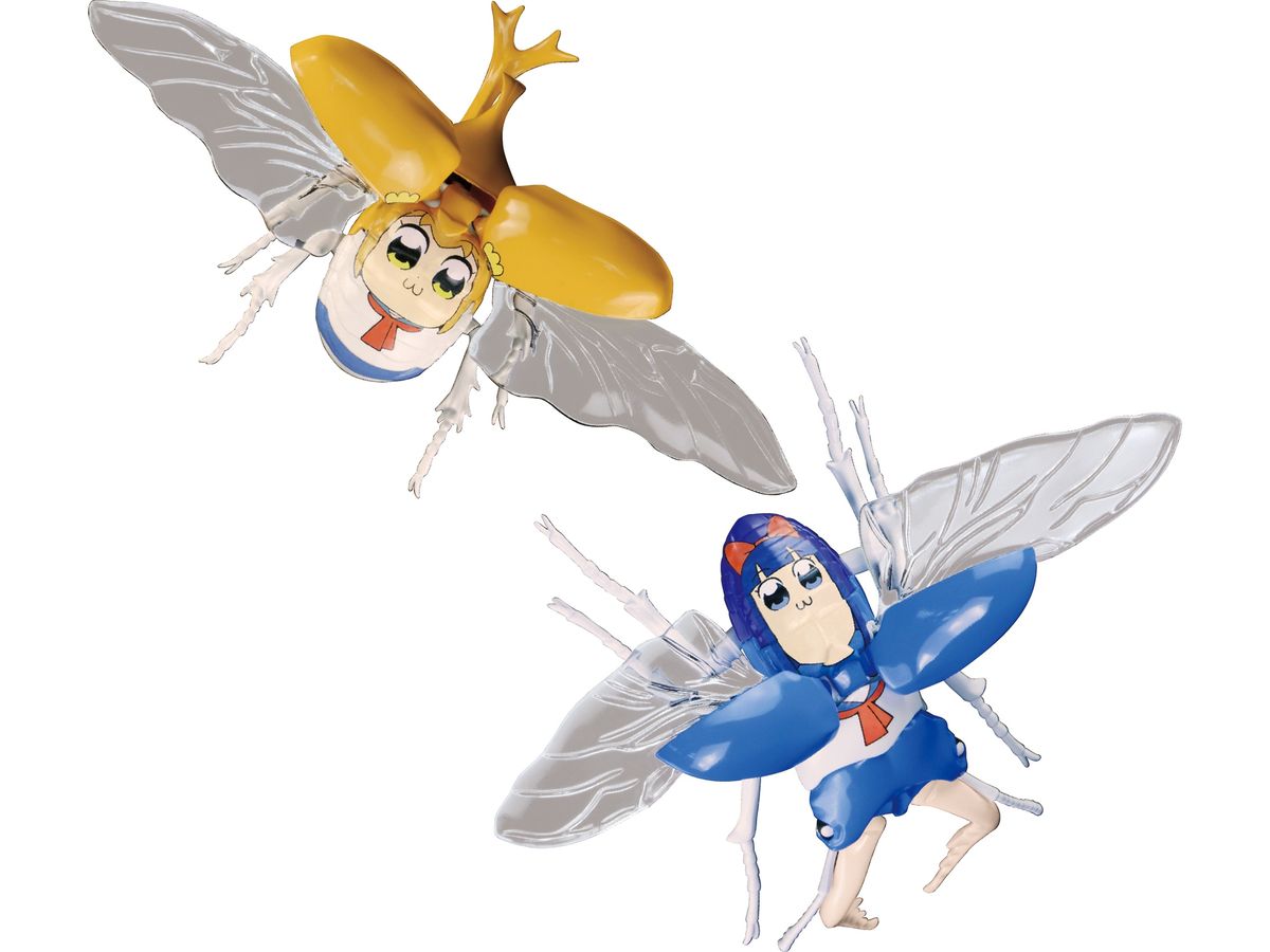 Pop Team Epic Beetle Popuko ver. & Stag Beetle Pipimi ver.