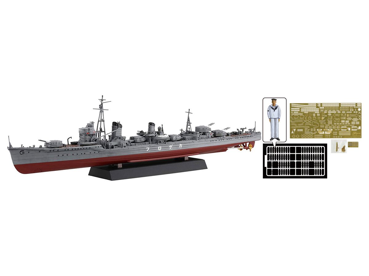 Japanese Navy Kagero-Class Destroyer Kagero Special Specifications (with Crew and Etching Parts)