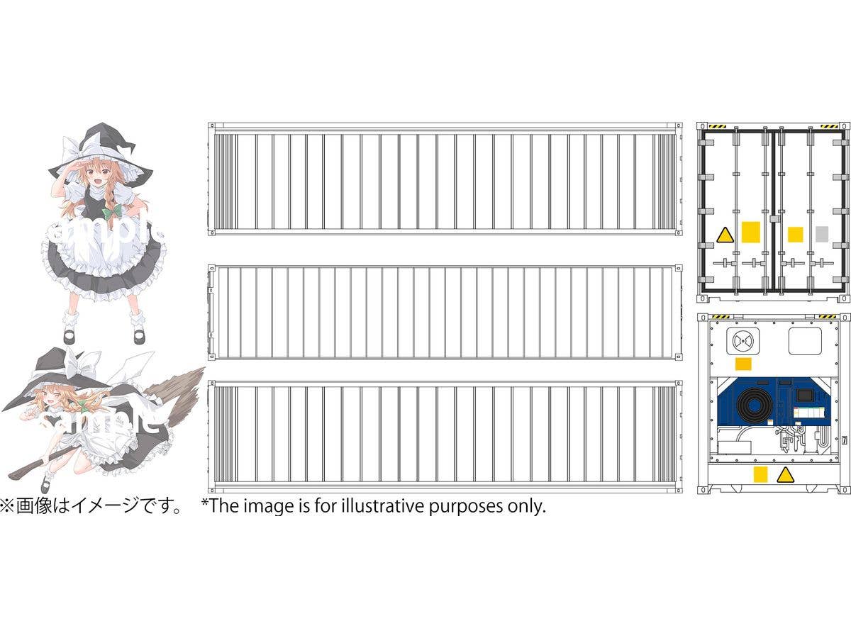 40ft Reefer Container Touhou Project Marisa Kirisame