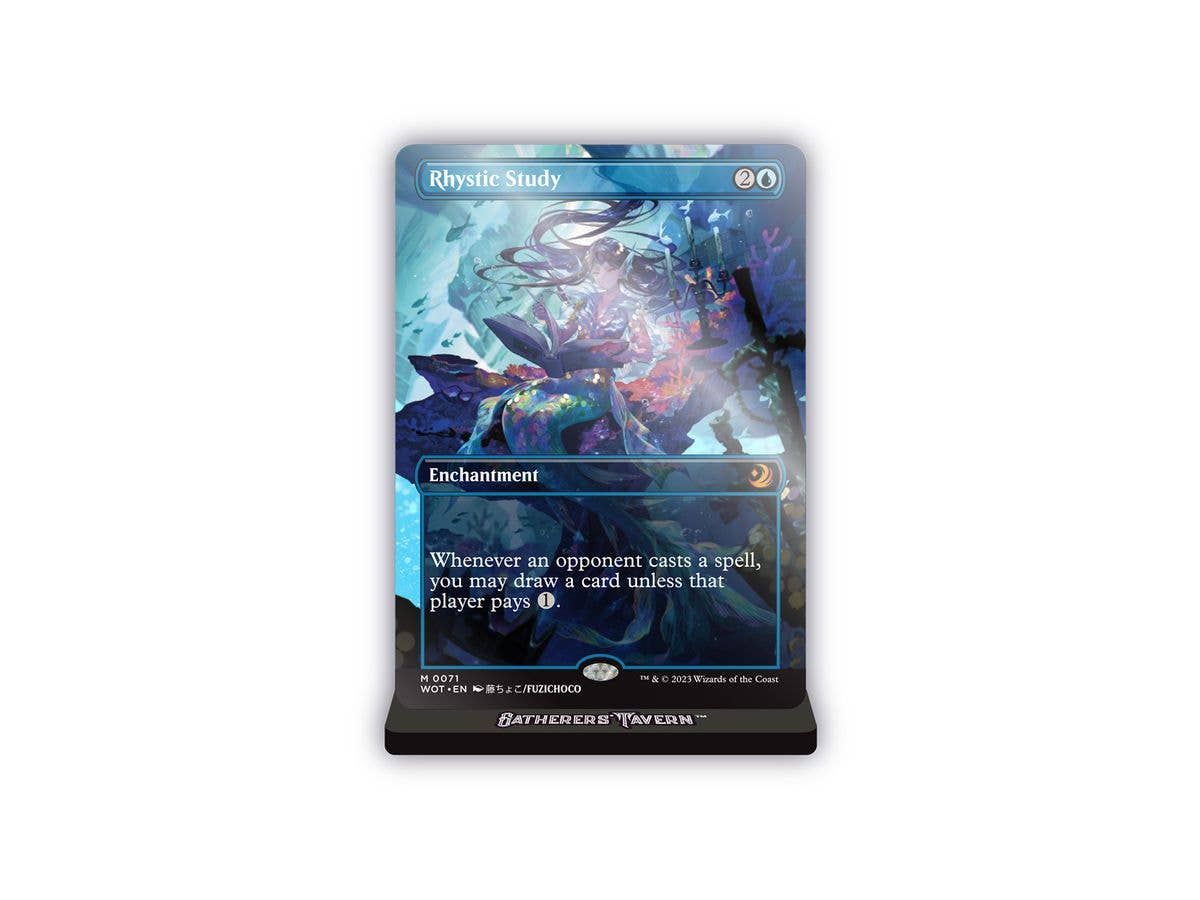 WOT Rhystic Study Slab Standee