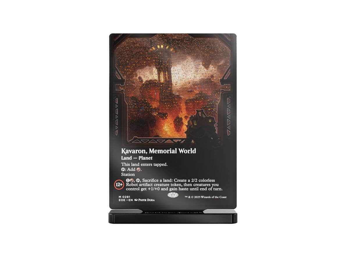 EOE Showcase Kavaron, Memorial World Slab Standee