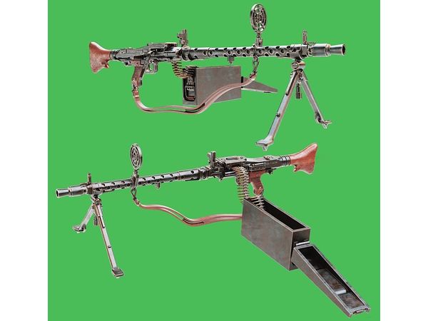 MG34S (Long) With Ammo Belt (2pcs)