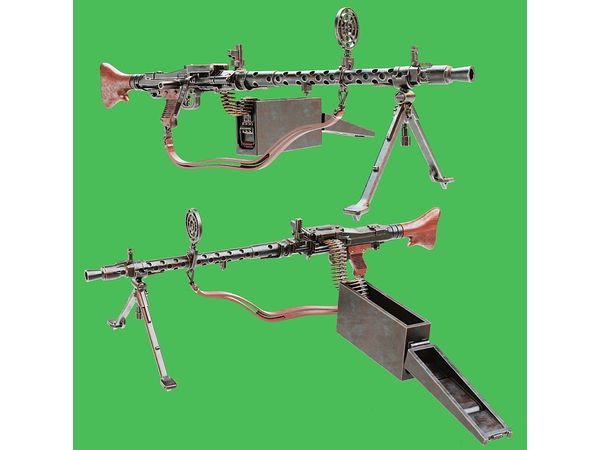 MG34 Main Version With Ammo Belt (2pcs)
