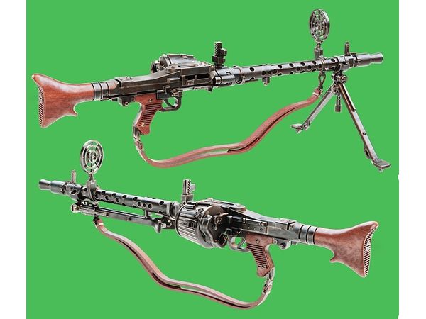 MG34S (Short) With Belt Drum (2pcs)