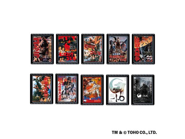 Godzilla: Historical Poster Pins Collection 1Box 10pcs