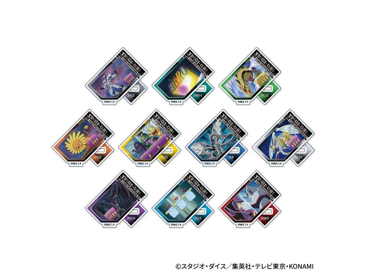 Yu-Gi-Oh! Duel Monsters Gx: Mini Acrylic Stands (1Box, 10 Pieces)