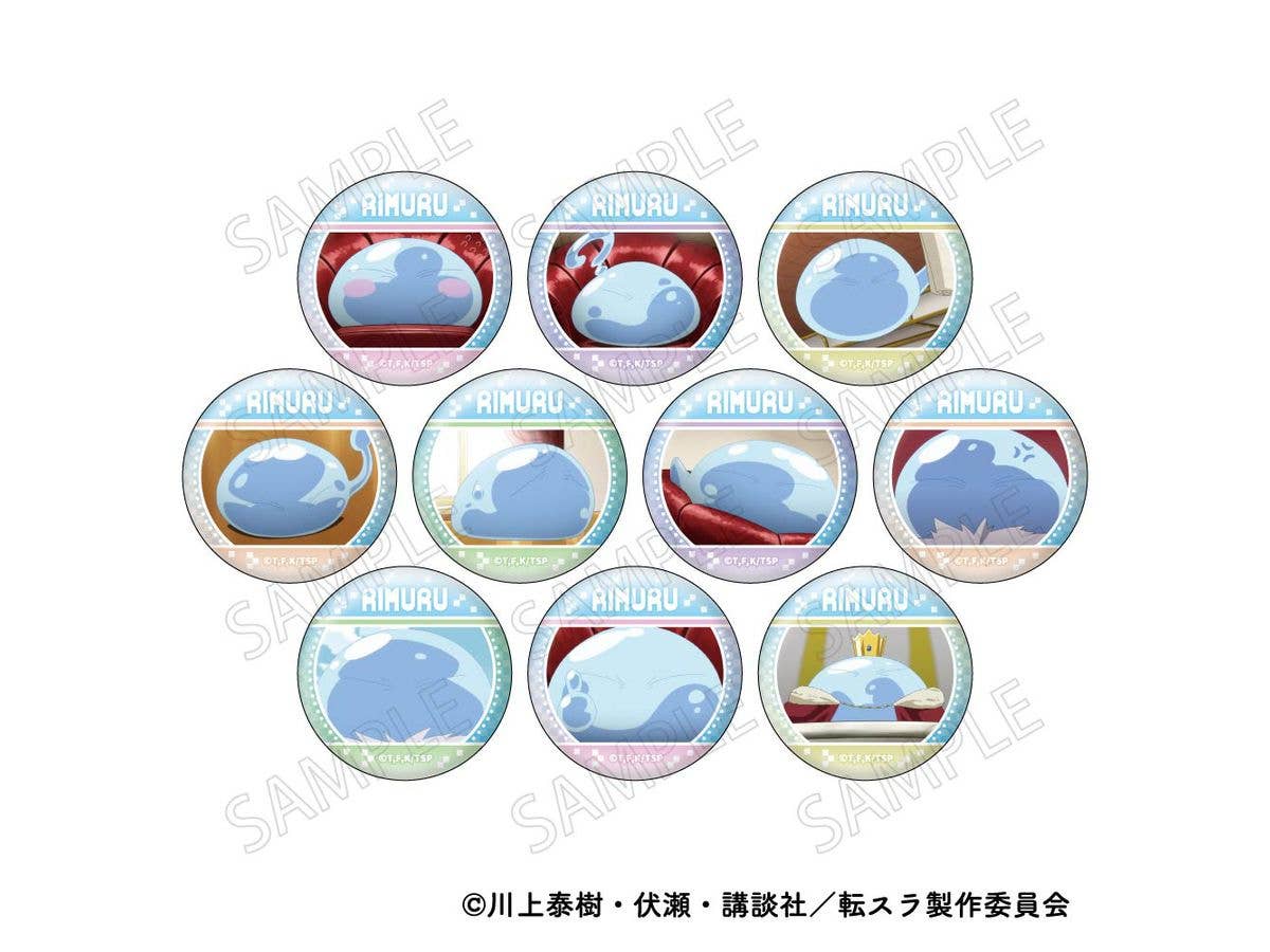 That Time I Got Reincarnated As A Slime: Rimuru Face Collection Badge 1 Box 10Pcs