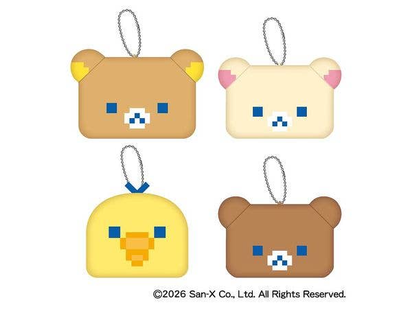 Rilakkuma: Gaming Rilakkuma Fluffy Die-Cut Coin Case C: Kiiroitori