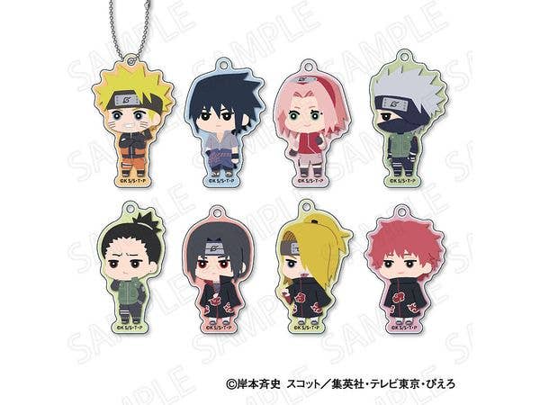 Naruto Shippuden: Fluffy-Style Acrylic Keychain 1Box 8pcs