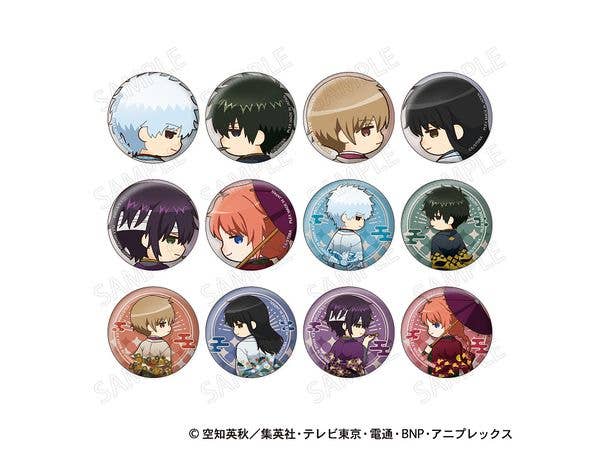 Gintama: Can Badge Collection - Japanese Clothing x Turning Around Deformed Ver. 1 Box (12 pieces)