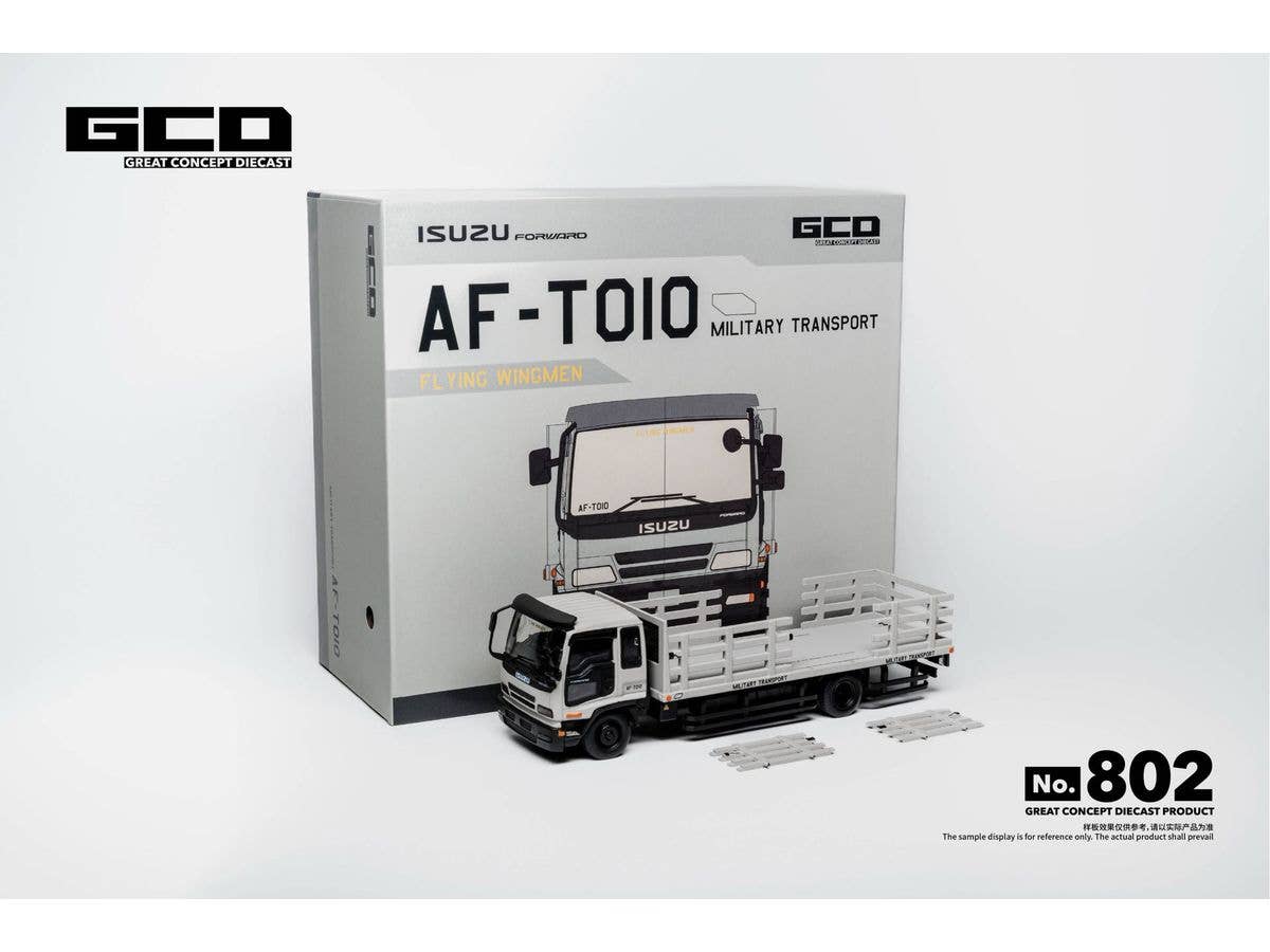 Isuzu Forward 2002 (Fence Truck) Frosted Gray