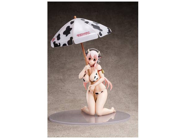 Super Sonico Holstein de Straw Figure PVC
