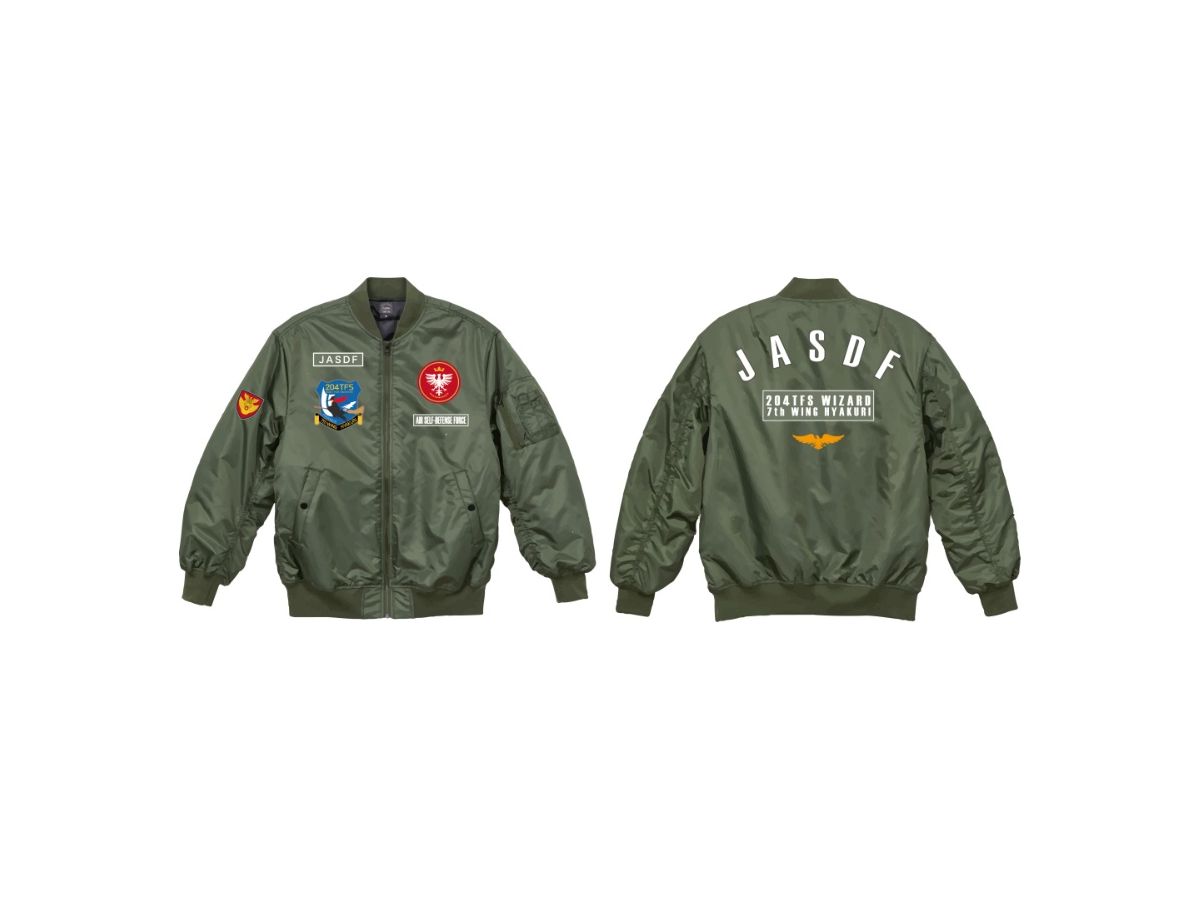 October Beast x Patlabor MA-1 Jacket Khaki L