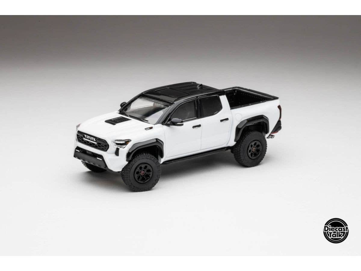 Toyota Tacoma TRD PRO ICE CAP WHITE DiecastTalk Custom Order