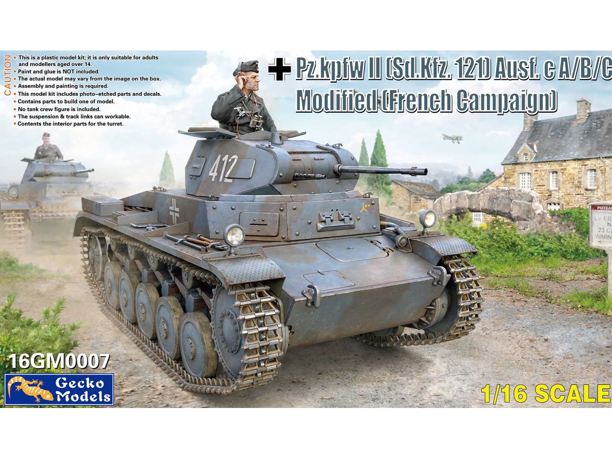 Pz.kpfw II (Sd.Kfz. 121) Ausf. C A/B/C Modified (French Campaign)