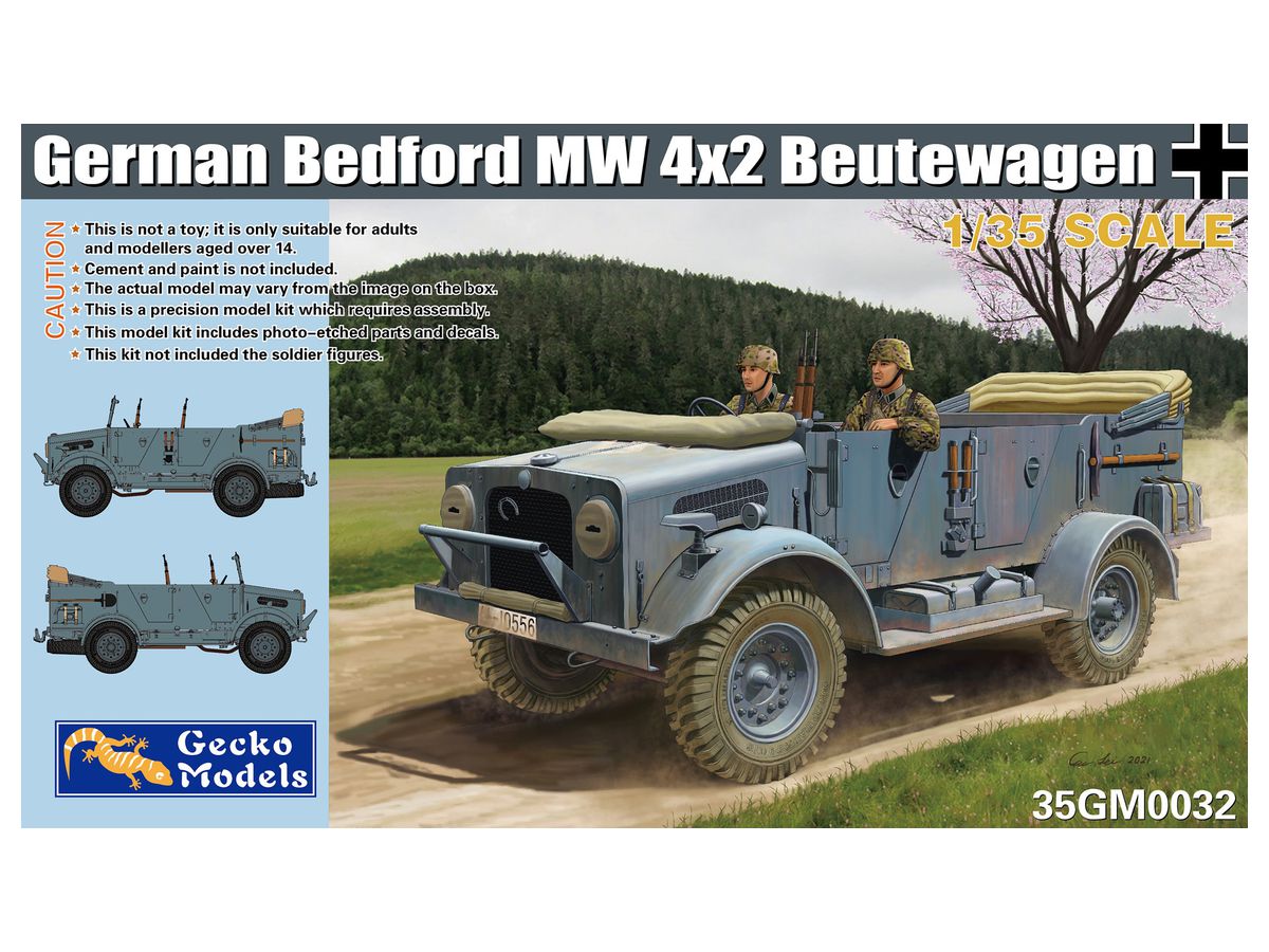German Bedford MW 4 x 2 Beutewagen