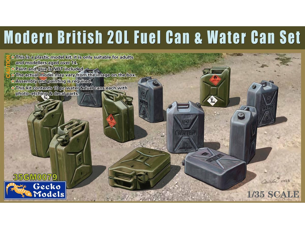 Modern British 20L Fuel Can & Water Can Set