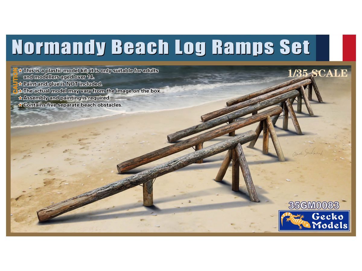 Normandy Beach Log Ramps Set