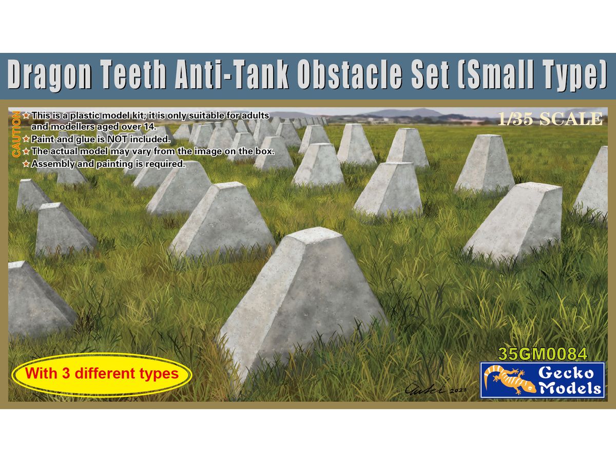 Dragon Teeth Anti-Tank Obstacle Set (Small Version)